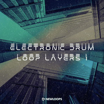 Electronic Drum Loop Layers 1 - 165 audio loops WAV format 100 BPM for music production